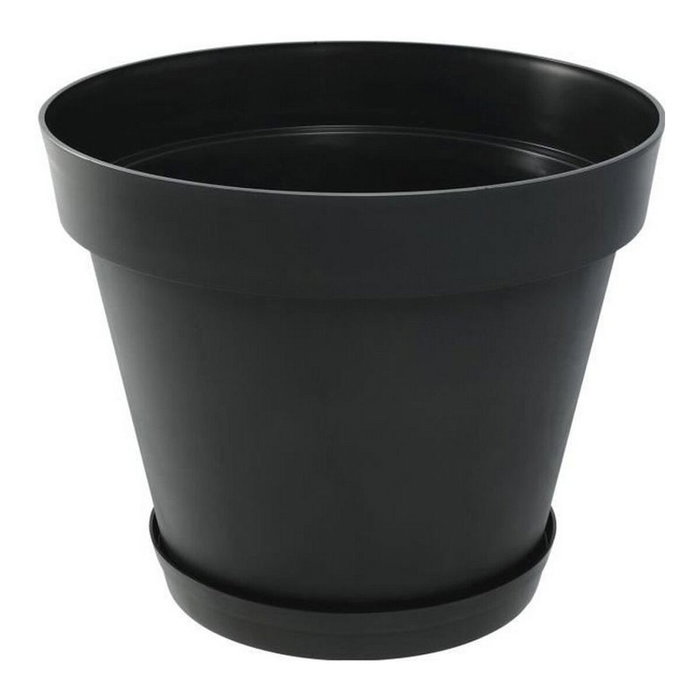 EDA Pot de fleur Toscane Rond Ø 60 cm - Gris Anthracite - 76 L EDA Pot de fleur Toscane Rond Ø 60 cm - Gris Anthracite - 76 L