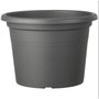 Deroma Pot de fleurs rond Day R Gris anthracite 50 cm