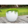 EDA Pot de fleurs Rond Egg Ø 50cm - Blanc Cérusé - 46 L