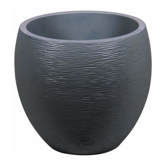 EDA Pot de fleurs Rond Egg Ø 50cm Graphit Gris Anthracite