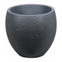 EDA Pot de fleurs Rond Egg Ø 50cm Graphit Gris Anthracite