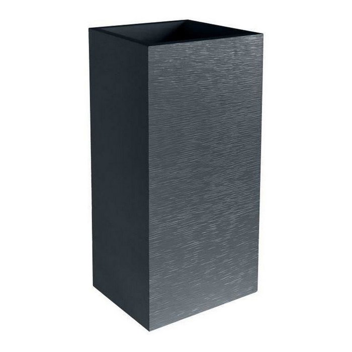 Eda Pot de fleurs Carré Haut Graphit Gris Anthracite 31 L Eda Pot de fleurs Carré Haut Graphit Gris Anthracite 31 L