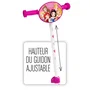 Stamp Trottinette 3 Roues Disney Princesses pour Enfants à Partir de 2 Ans - Ajustable en Hauteur avec Plateau Antidérapant et Poignées Antipincement