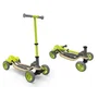 Smoby Trottinette en bois 4 roues, manillar ajustable, pliable