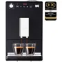 Melitta - Machine à café espresso avec broyeur à grains Solo - Noir, Compacte (20 cm), Préparation de 2 tasses simultanées