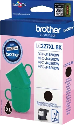 Brother LC227XLBK Cartouche d'encre Noir Innobella - 1200 Pages Brother LC227XLBK Cartouche d'encre Noir Innobella - 1200 Pages