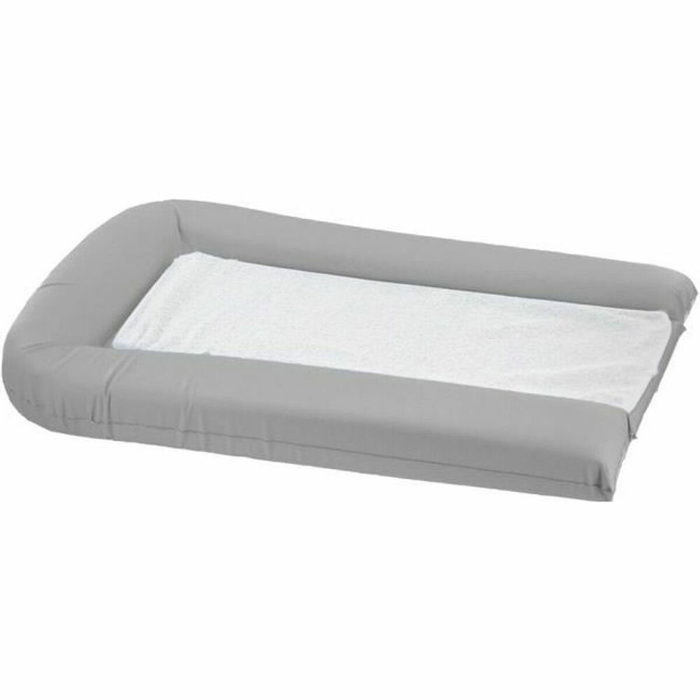 Domiva Matelas à langer avec éponges amovibles - Gris Perle - 42 x 70 cm Domiva Matelas à langer avec éponges amovibles - Gris Perle - 42 x 70 cm