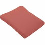 Domiva Lot de 2 housses de matelas à langer en éponge bouclette - Blanc / Terracotta - 50 x 75 cm