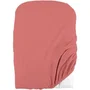 Domiva - Housse de matelas à langer en éponge bouclette, couleur terracotta - 50 x 75 cm - En coton/polyester, certifiée OEKO-TEX