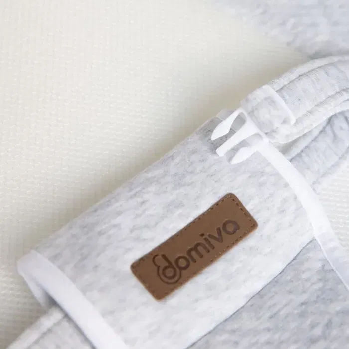 Domiva - Plan Incliné 3D Wave, 25°, Blanc, 70 x 140 cm, Maille Alvéolaire pour Lit, Sécurisé et Déloussable