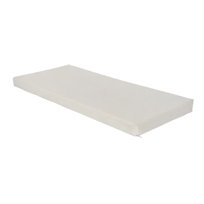 Tineo Matelas de berceau 80 cm x 40 cm, 5 cm d'épaisseur, déhoussable, sans traitement, fabrication française