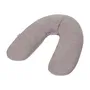 TINEO Coussin d'Allaitement et de Grossesse Éponge, 2 Fonctions, Confort Dos Ventre Jambes, Gris