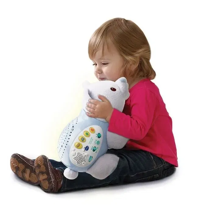VTech Baby Ourson Dodo Nuit Étoilée - Veilleuse Musicale avec Projection d'Étoiles, Capteur Sonore, 4 Modes et Minuterie pour Bébés de 0 à 6 Ans VTech Baby Ourson Dodo Nuit Étoilée - Veilleuse Musicale avec Projection d'Étoiles, Capteur Sonore, 4 Modes et Minuterie pour Bébés de 0 à 6 Ans