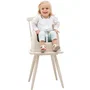 Thermobaby Réhausseur de chaise pour bébé - Marron glacé - Léger, compact avec harnais 3 points de sécurité