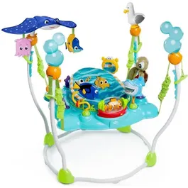 Disney Baby - Aire d'éveil bébé Nemo multi-activités et pivotant 360°, 13 jeux interactifs avec lumières et mélodies, 6-12 mois