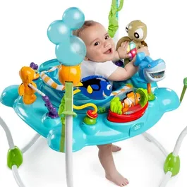 Disney Baby - Aire d'éveil bébé Nemo multi-activités et pivotant 360°, 13 jeux interactifs avec lumières et mélodies, 6-12 mois