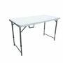 BigBuy Outdoor Table de réception pliante Blanche pour 4 personnes