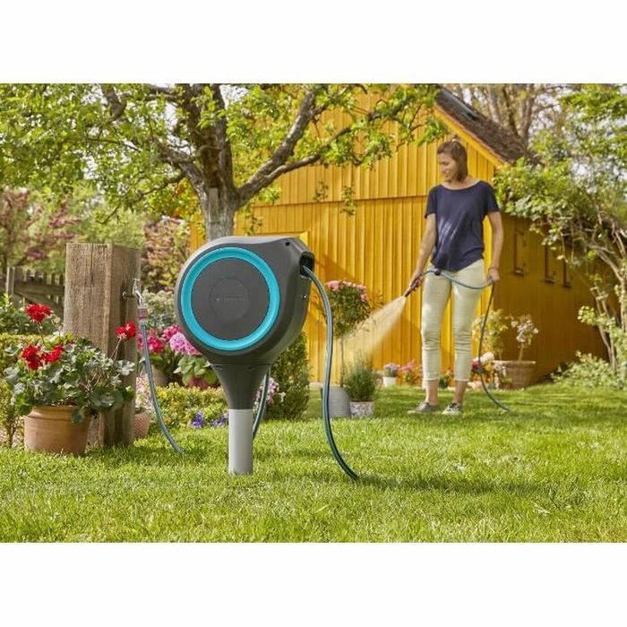 Gardena RollUp S Dévidoir automatique sur pic 15 m Gardena RollUp S Dévidoir automatique sur pic 15 m