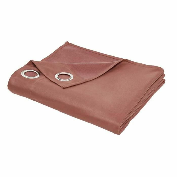 Today Rideau Isolant Thermique Essential Uni - 140 x 240 cm - Terracotta