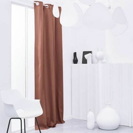 Today Rideau Isolant Thermique Essential Uni - 140 x 240 cm - Terracotta