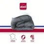 Abeil Couette chaude bicolore, Blanc et Gris, 220 x 240 cm, 350 g/m2 polyester, Enveloppe microfibre, Lavable 40°C, Certifiée Oeko-Tex