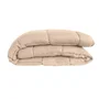 Toison D'Or CALGARY Couette Chaude Microfibre Beige Galet & Vert Lac 220 x 240 cm