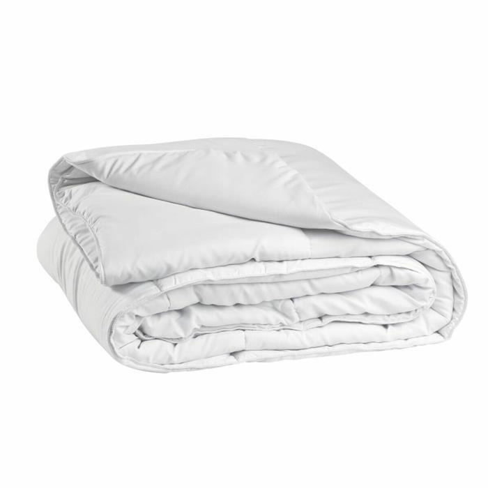 BLANREVE Couette Tempérée Microfibre Blanc 140 x 200 cm
