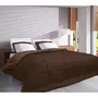 Toison D'Or Calgary Couette Bicolore Choco et Moka Microfibre 400 g/m² 200 x 200 cm avec Certification OEKO-TEX et STOPFLAM