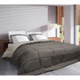Toison D'Or Couette CALGARY Chaude Microfibre Taupe & Lin 140 x 200 cm