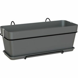 Artevasi Kit Jardinière Capri v2 Anthracite avec assiette