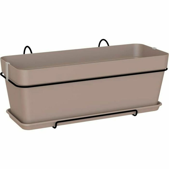 Artevasi Jardinière de balcon CAPRI rectangulaire Taupe