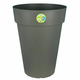 Riviera Pot de fleurs Soleilla Rond Gris pailleté Ø 50 x 66 cm