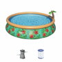 Bestway Kit Piscine hors sol autoportante Fast Set Ronde 457 x 84 cm