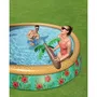 Bestway Kit Piscine Hors Sol Autoportante Ronde Fast Set, 457 x 84 cm, 9677 L, avec Pompe de Filtration et Accessoires