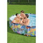 Bestway Piscine hors sol Steel Pro ronde avec décor animaux du monde