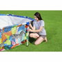 Bestway Piscine hors sol Steel Pro ronde avec décor animaux du monde