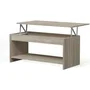 HAPPY Table basse convertible style moderne chêne Sonoma 100 x 50 cm