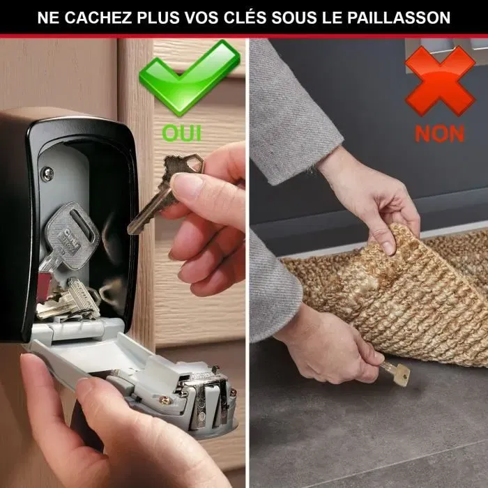 Master Lock Boîte à clés sécurisée Select Access 5401EURD - Fixation murale - Partage de clés sécurisé pour Airbnb et location