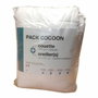 Cocoon Pack linge de lit Microfibre - 1 Couette chaude 200x200 cm et 2 Oreillers 60x60 cm blanc