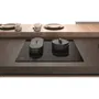 Hotpoint Table de cuisson induction HB2760BNE Noir 60 cm, 3 zones dont bridge, 7200 W total, 9 niveaux de puissance, 3 minuteurs