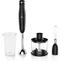 Continental Edison Mixeur plongeant CEHB01 Noir - 400W - Verre doseur 550 ml - 2 vitesses