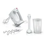 Bosch MFQ3540 - Mixeur plongeant / batteur 450W, 5 vitesses, avec fouets, crochets pétrisseurs, accessoire mixeur et bol