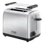 Russell Hobbs 24080-56 Tostador Adventure - Tostador de Acero Inoxidable con Ranuras Extrawide, Función Pan Congelado y Bandeja Recogemigas Extraíble - Ajuste de Tueste Variable