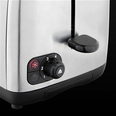 Russell Hobbs 24080-56 Tostador Adventure - Tostador de Acero Inoxidable con Ranuras Extrawide, Función Pan Congelado y Bandeja Recogemigas Extraíble - Ajuste de Tueste Variable