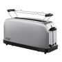 Russell Hobbs 21396-56 Grille-pain avec rainure allongée, thermostat réglable, fonction pain surgelé et bac à miettes amovible, blanc Oxford