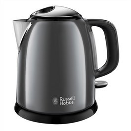 Russell Hobbs 24993-70 - Bouilloire électrique mini Colors Plus+ 1 litre, design compact et économique, couleur gris