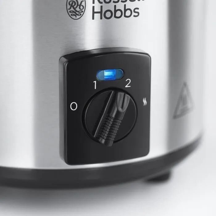 Russell Hobbs Mijoteuse électrique Compact Home 25570-56, 2L, Argenté