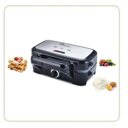 Little Balance Gaufrier Grill Speed'n Mixt - 2 Plaques Interchangeables antiadhésives - 1200 W - Ouverture 180° - Pour gaufres, croques, paninis, grillades