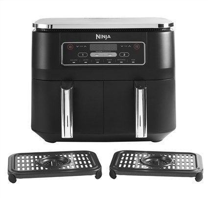 Ninja AF300EU Friteuse à air 6 en 1 avec compartiment double Dual Zone - 7.6L