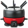 H.Koenig ALP1800 Appareil à fondue Rouge/Noir